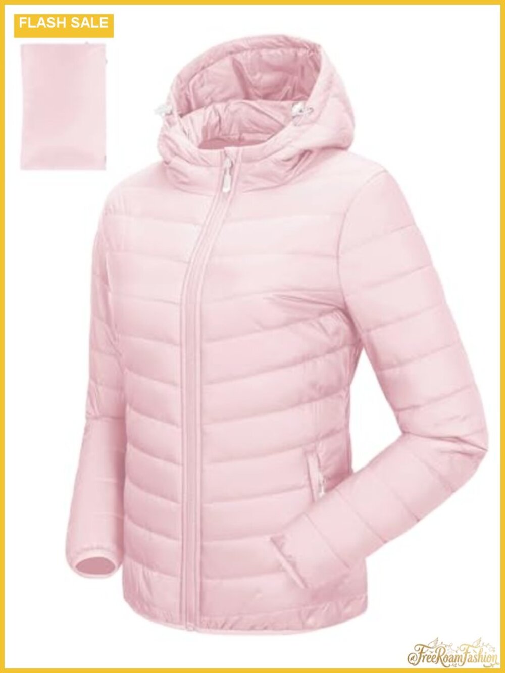 Women's Hooded Packable Puffer Jacket Lightweight Warm Winter Coat